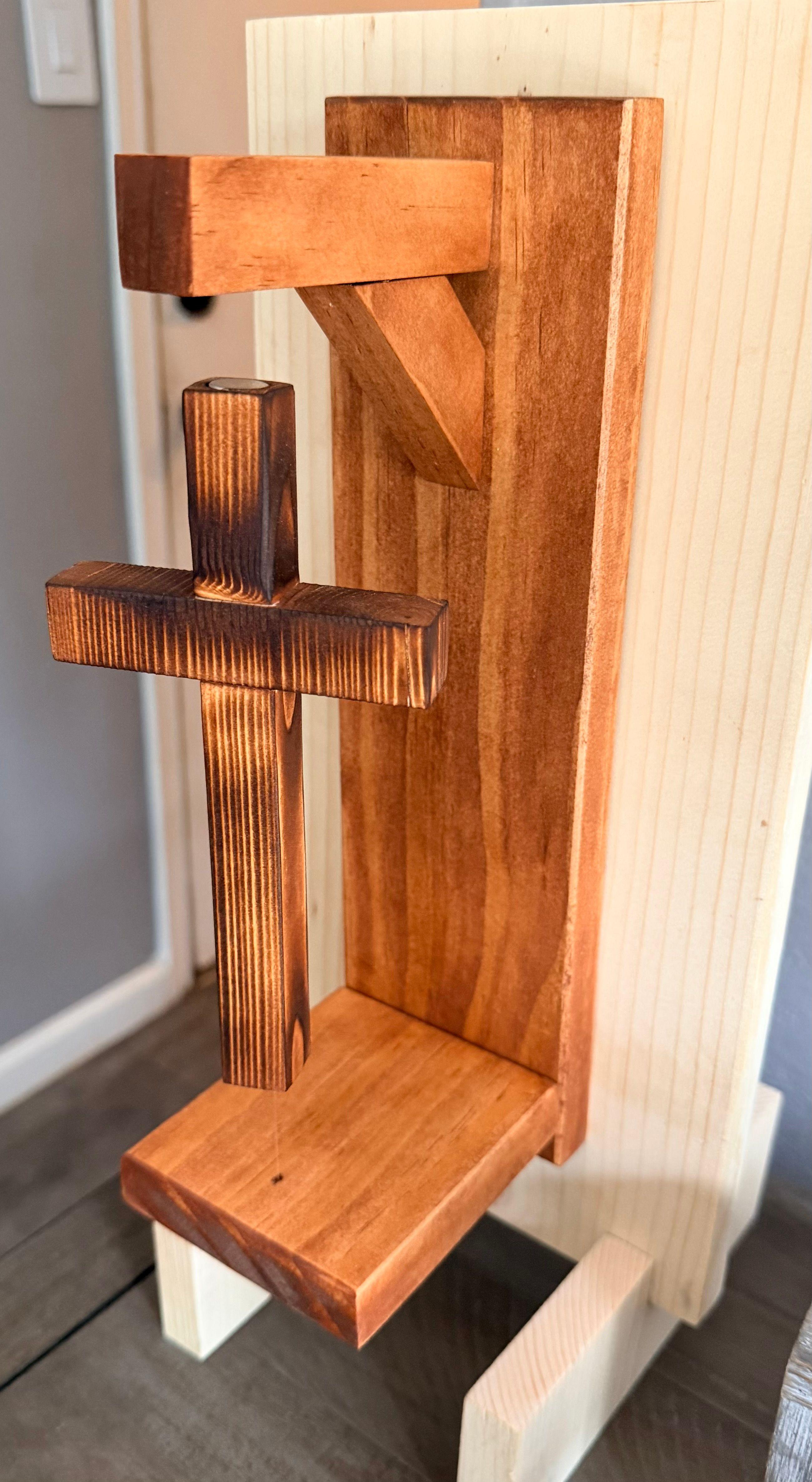 Wall Mounted Floating Cross